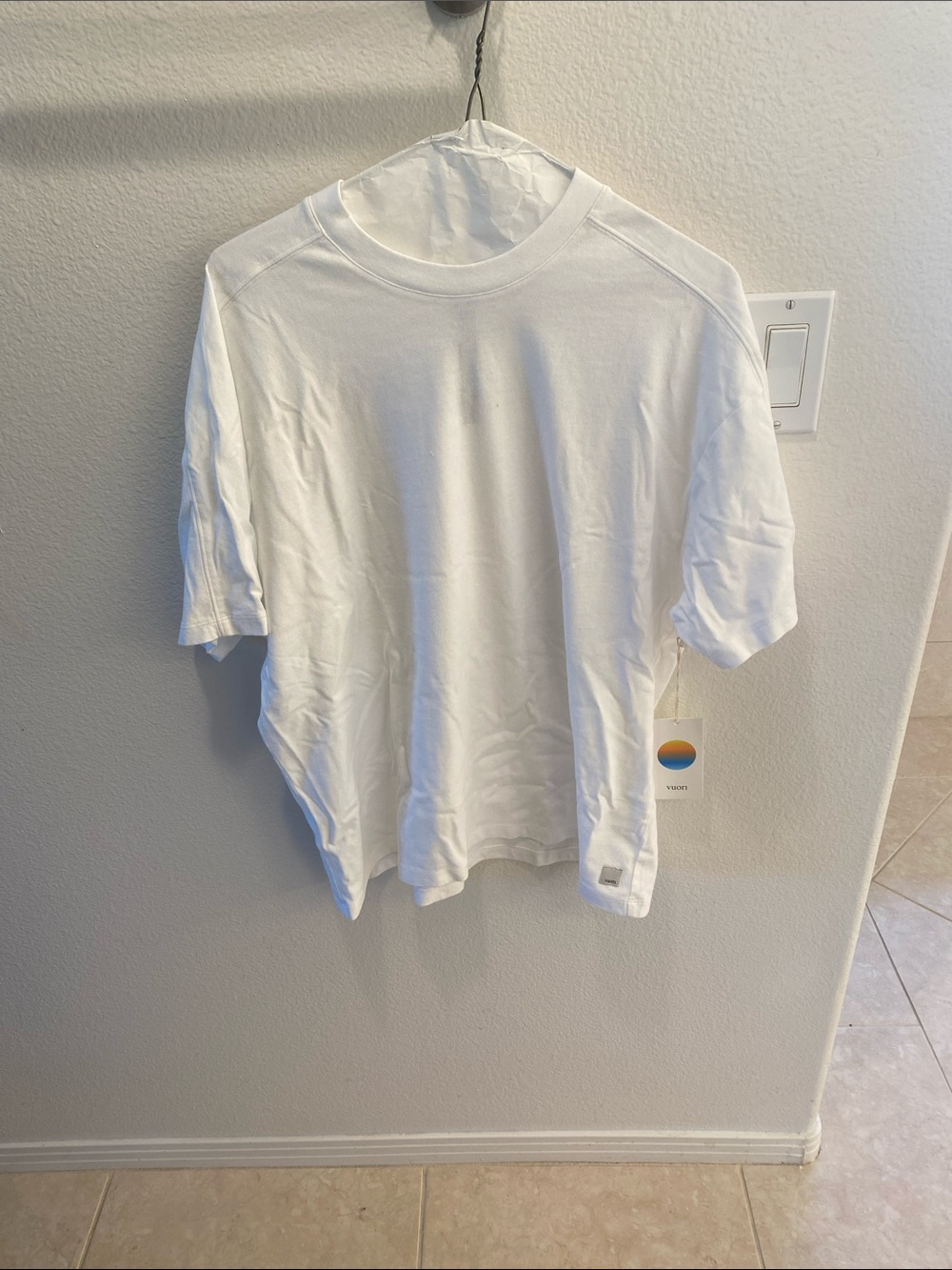 Vuori short sleeve heavyweight oversized cotton tee